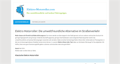 Desktop Screenshot of elektro-motorroller.com
