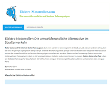 Tablet Screenshot of elektro-motorroller.com
